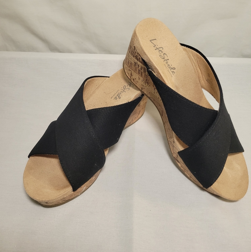 LifeStride Wedge CrissCross Slide